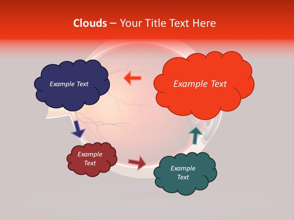 Healthcare Human Ophthalmic PowerPoint Template