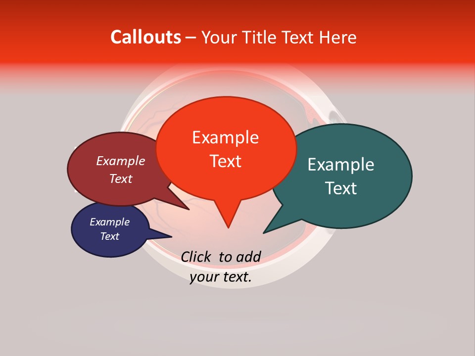 Healthcare Human Ophthalmic PowerPoint Template