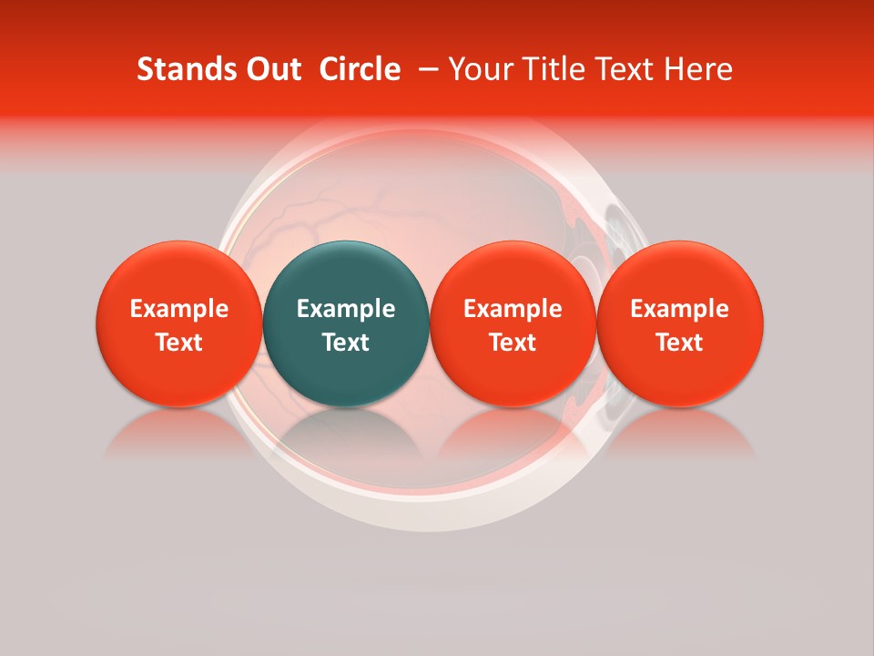 Healthcare Human Ophthalmic PowerPoint Template