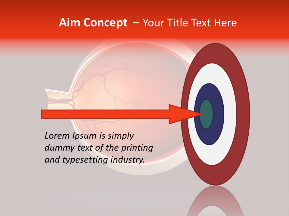 Healthcare Human Ophthalmic PowerPoint Template