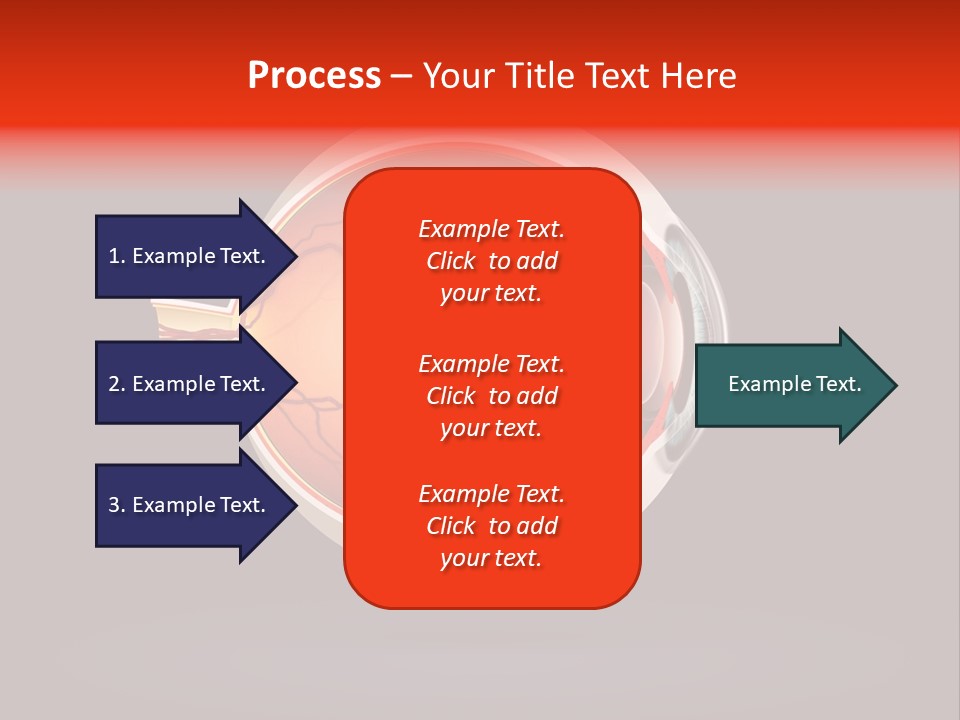 Healthcare Human Ophthalmic PowerPoint Template