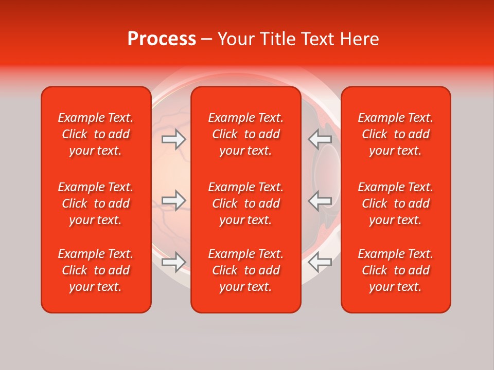 Healthcare Human Ophthalmic PowerPoint Template