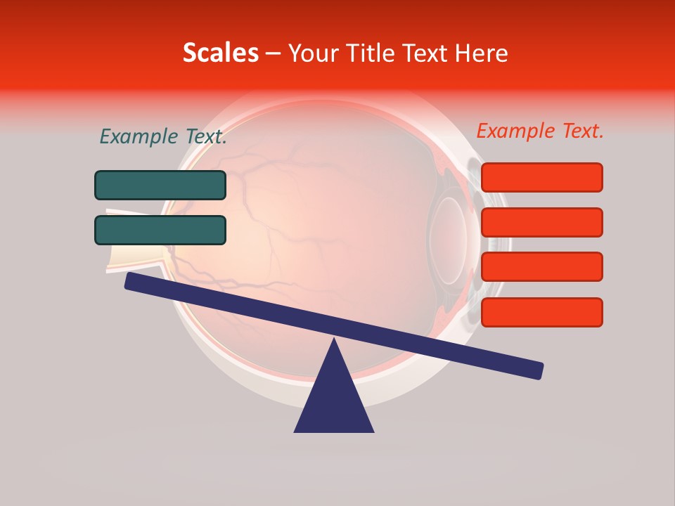 Healthcare Human Ophthalmic PowerPoint Template