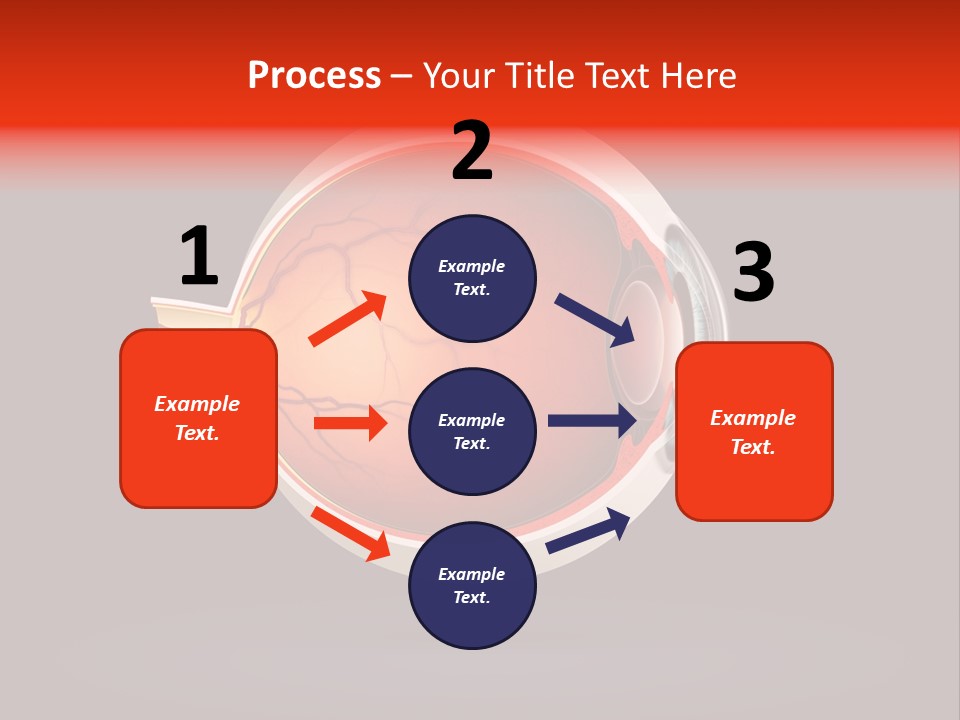 Healthcare Human Ophthalmic PowerPoint Template