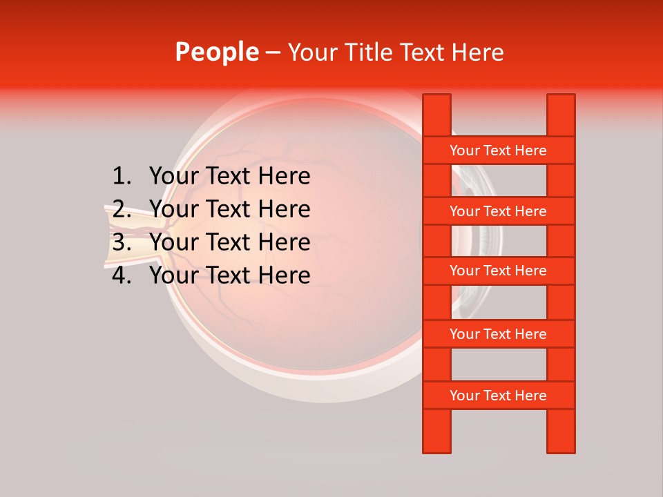 Healthcare Human Ophthalmic PowerPoint Template
