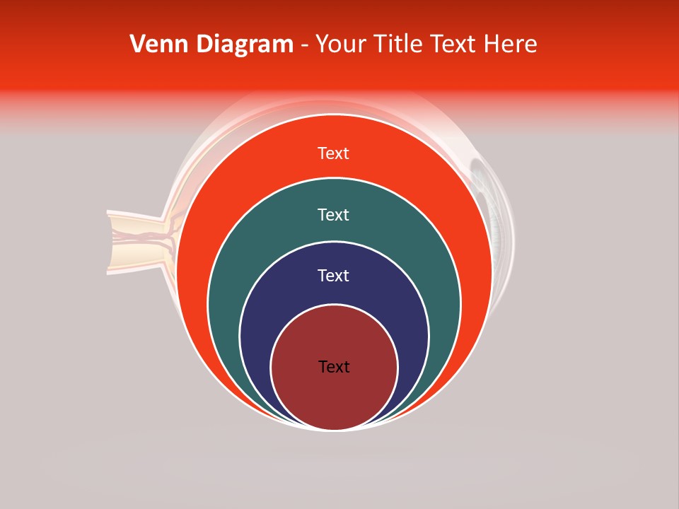 Healthcare Human Ophthalmic PowerPoint Template