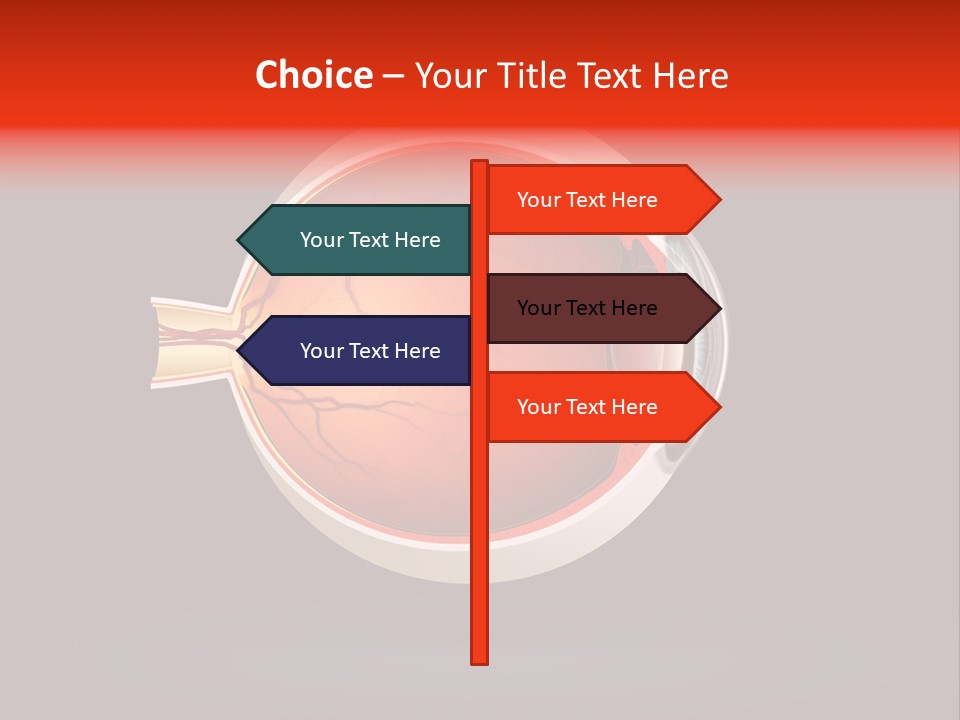 Healthcare Human Ophthalmic PowerPoint Template