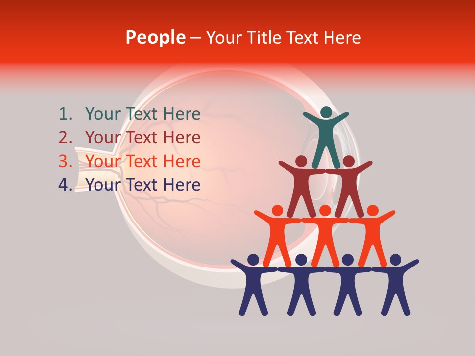 Healthcare Human Ophthalmic PowerPoint Template