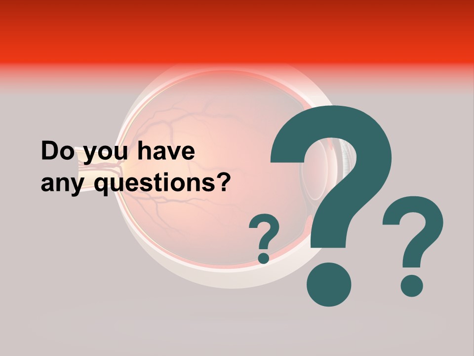 Healthcare Human Ophthalmic PowerPoint Template