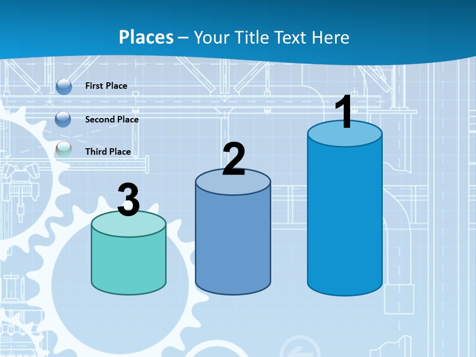 Line Automation Pattern PowerPoint Template