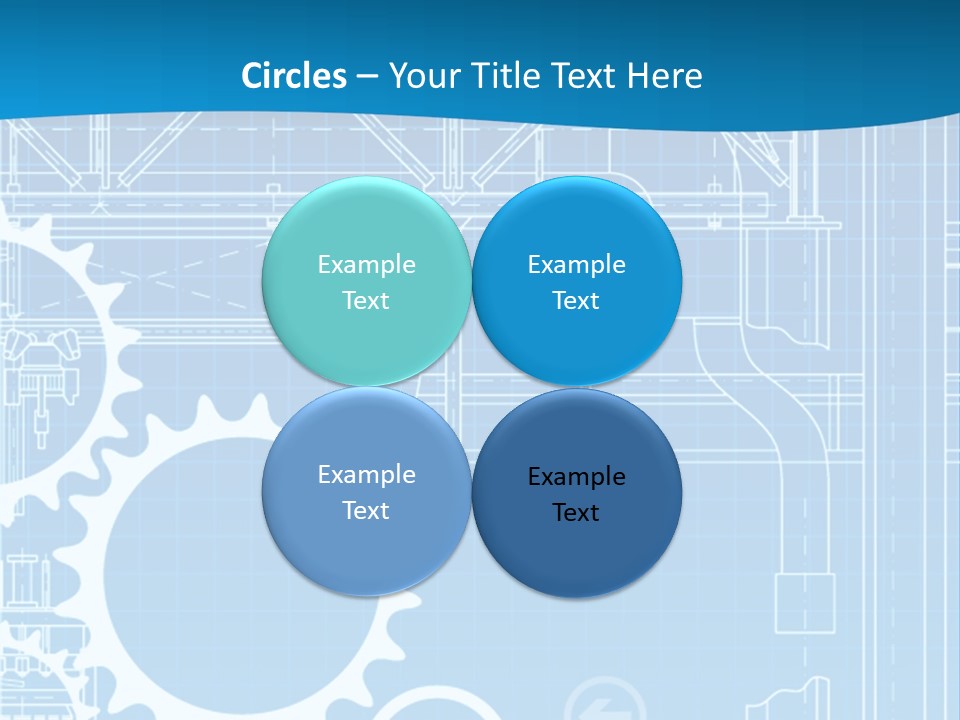 Line Automation Pattern PowerPoint Template