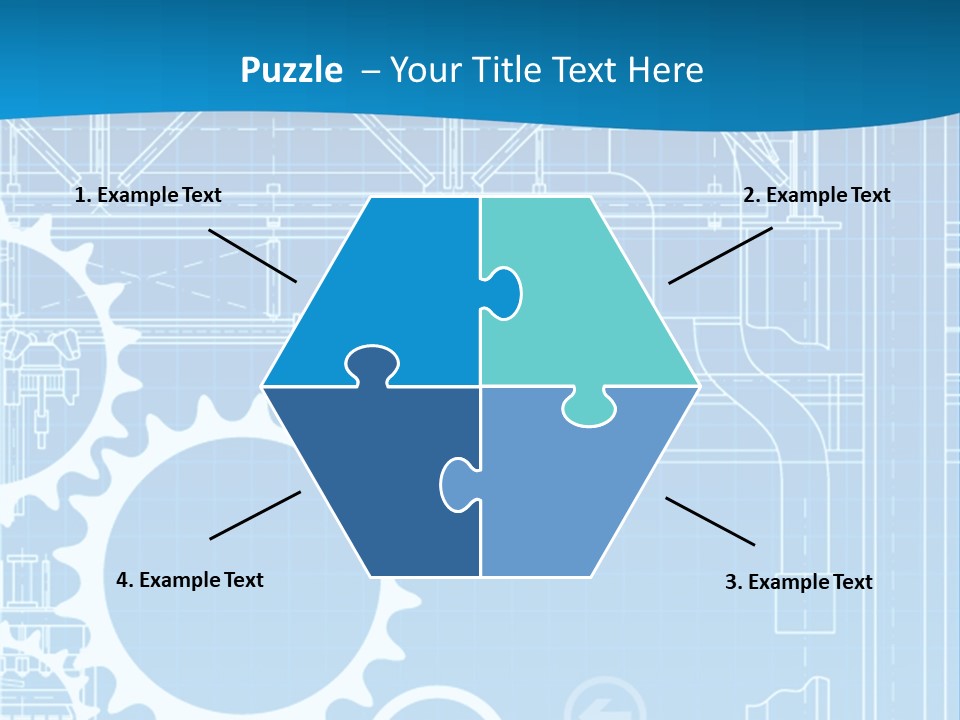 Line Automation Pattern PowerPoint Template