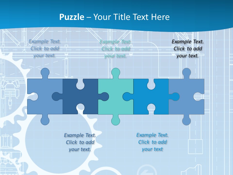 Line Automation Pattern PowerPoint Template