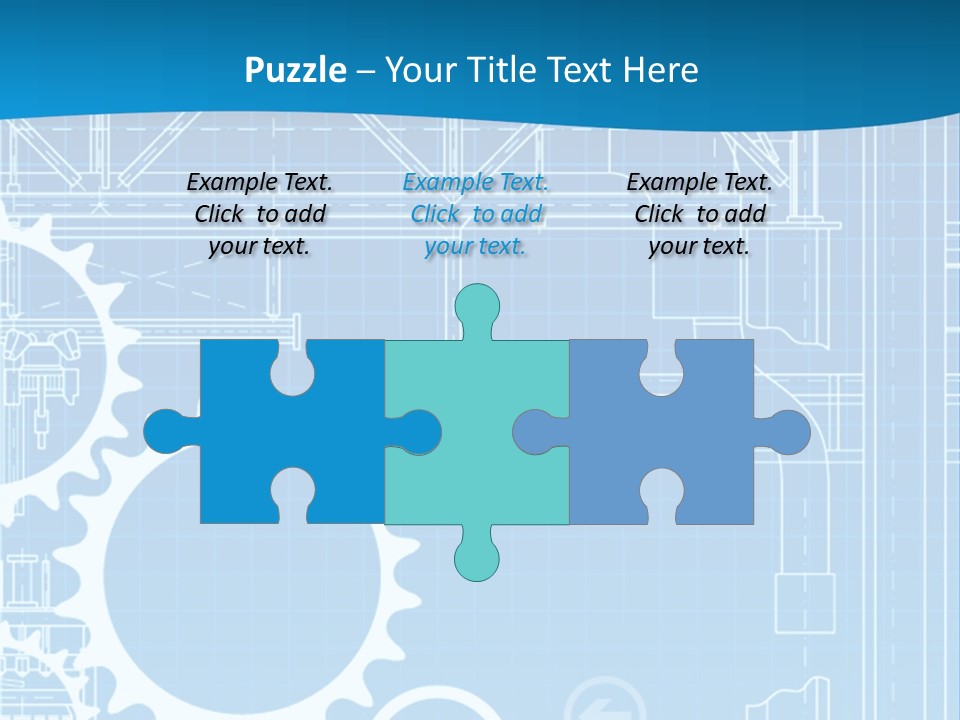 Line Automation Pattern PowerPoint Template