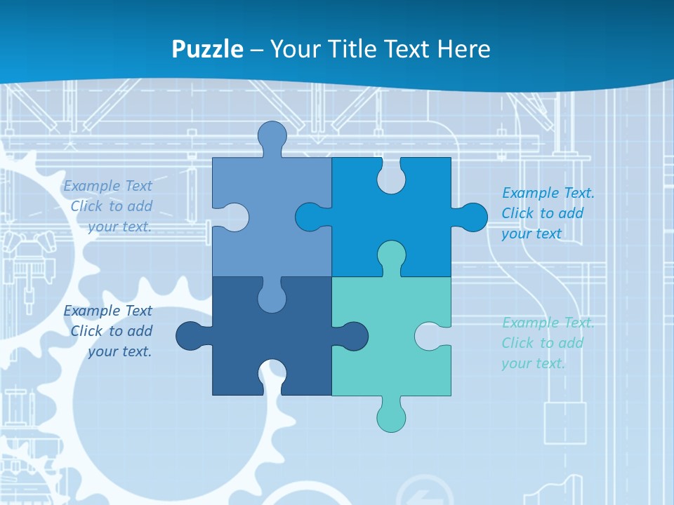Line Automation Pattern PowerPoint Template