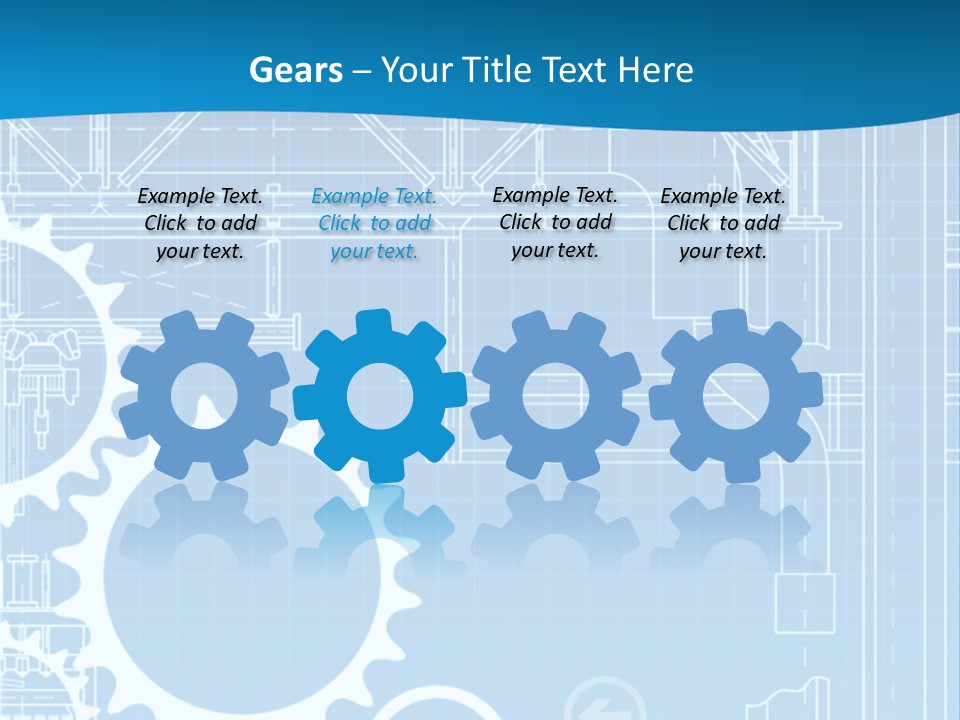 Line Automation Pattern PowerPoint Template
