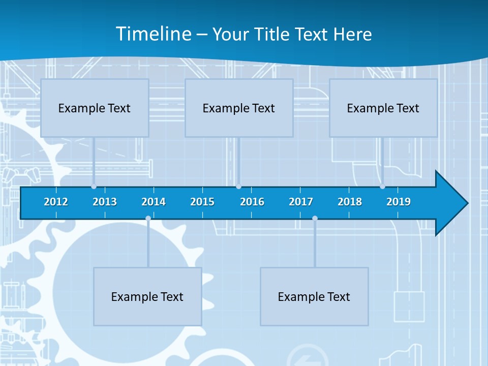 Line Automation Pattern PowerPoint Template