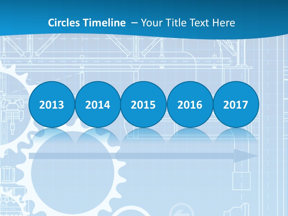 Line Automation Pattern PowerPoint Template