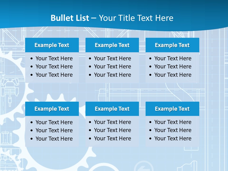 Line Automation Pattern PowerPoint Template