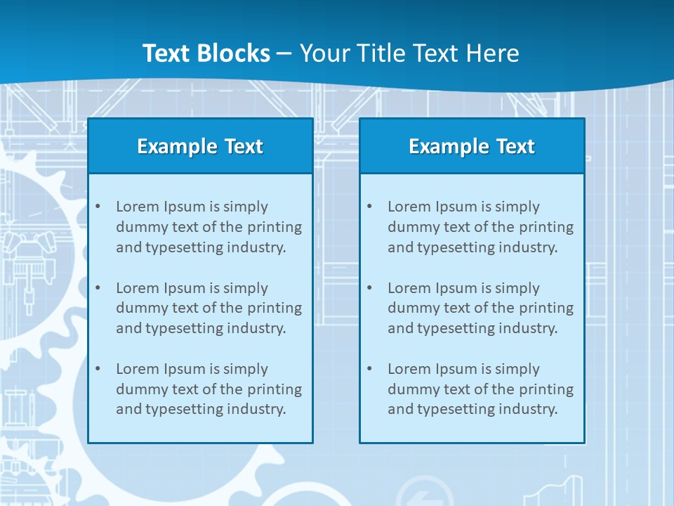 Line Automation Pattern PowerPoint Template