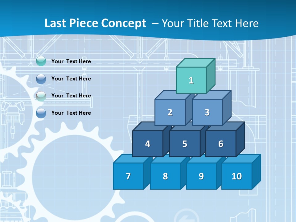 Line Automation Pattern PowerPoint Template