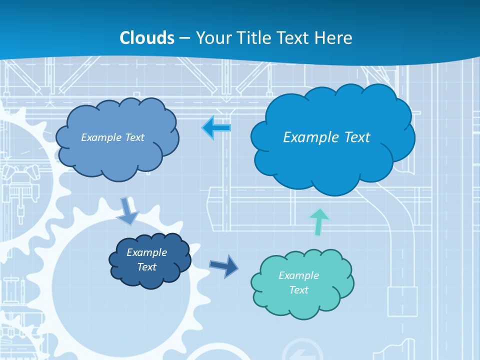 Line Automation Pattern PowerPoint Template
