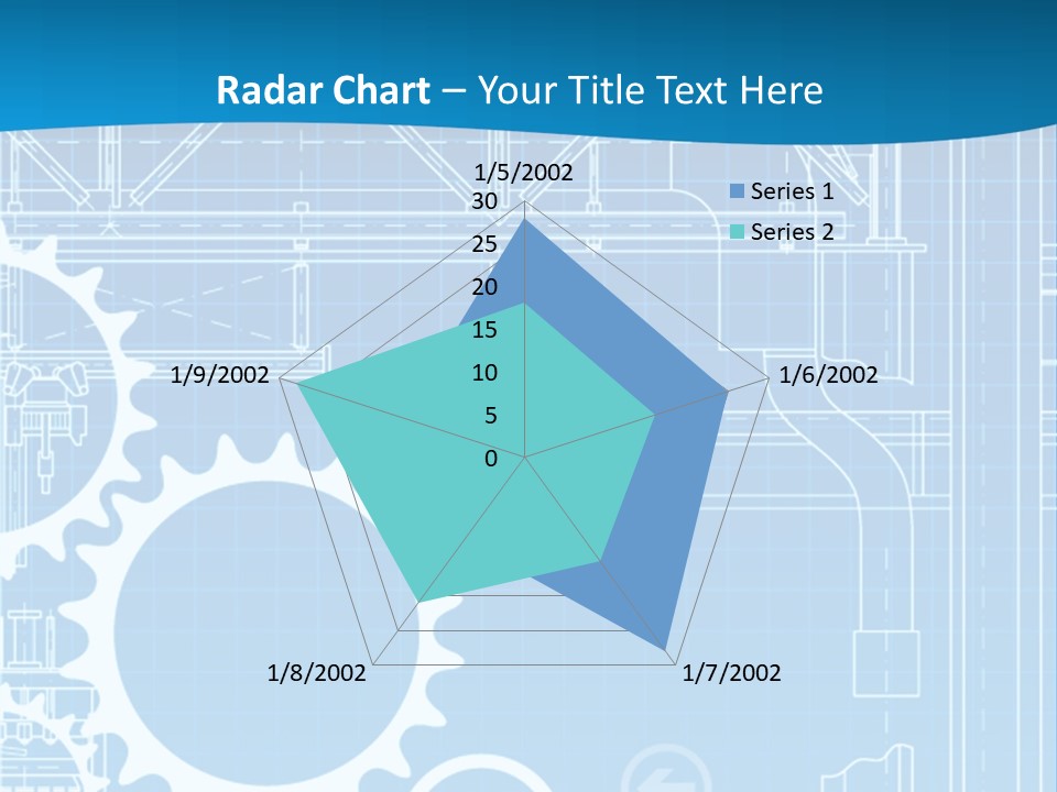 Line Automation Pattern PowerPoint Template