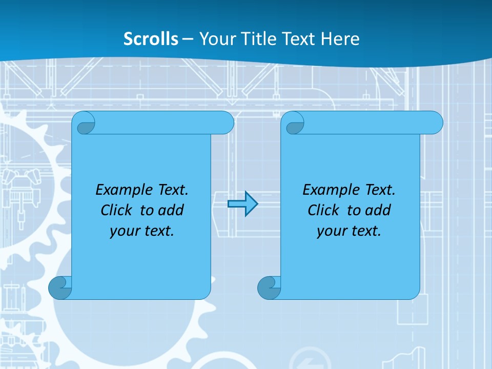 Line Automation Pattern PowerPoint Template
