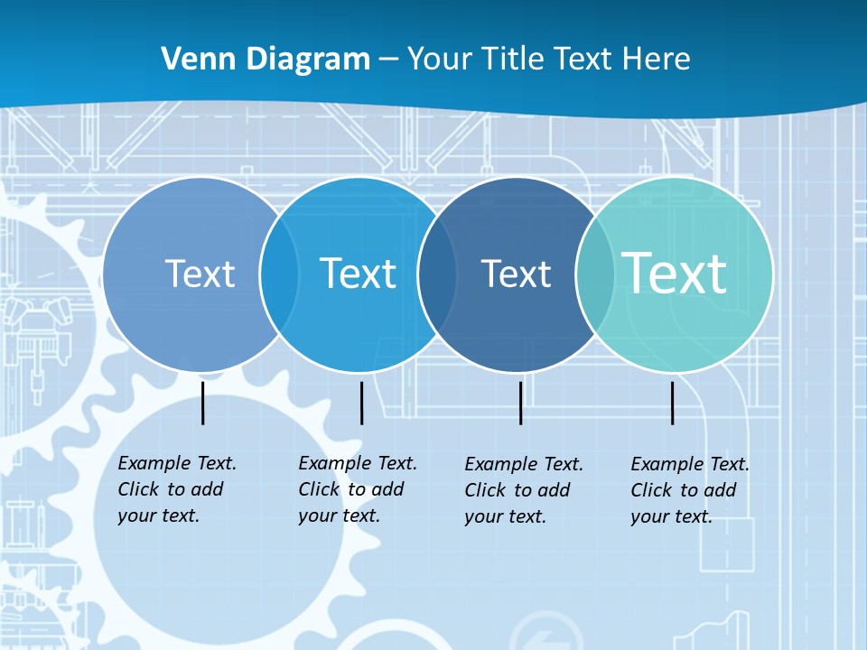 Line Automation Pattern PowerPoint Template