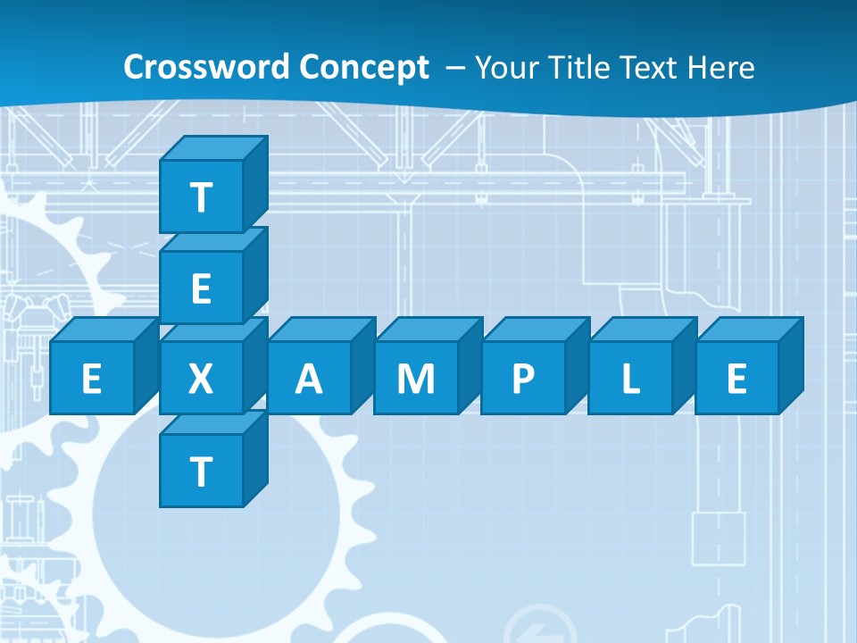 Line Automation Pattern PowerPoint Template
