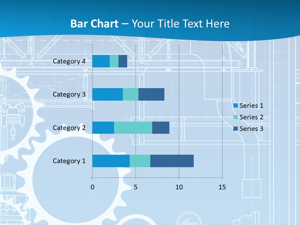 Line Automation Pattern PowerPoint Template