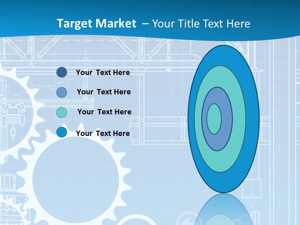 Line Automation Pattern PowerPoint Template