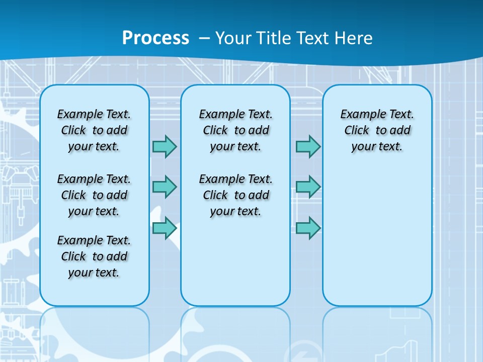 Line Automation Pattern PowerPoint Template