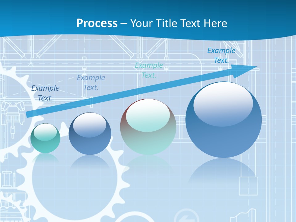 Line Automation Pattern PowerPoint Template