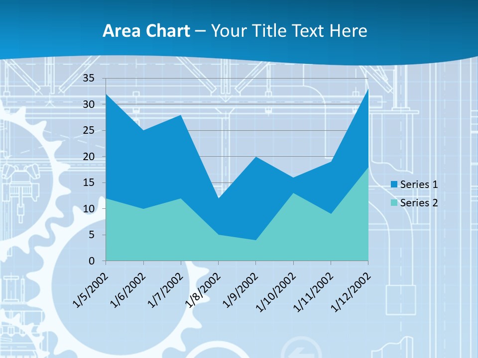 Line Automation Pattern PowerPoint Template