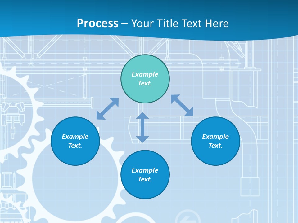 Line Automation Pattern PowerPoint Template