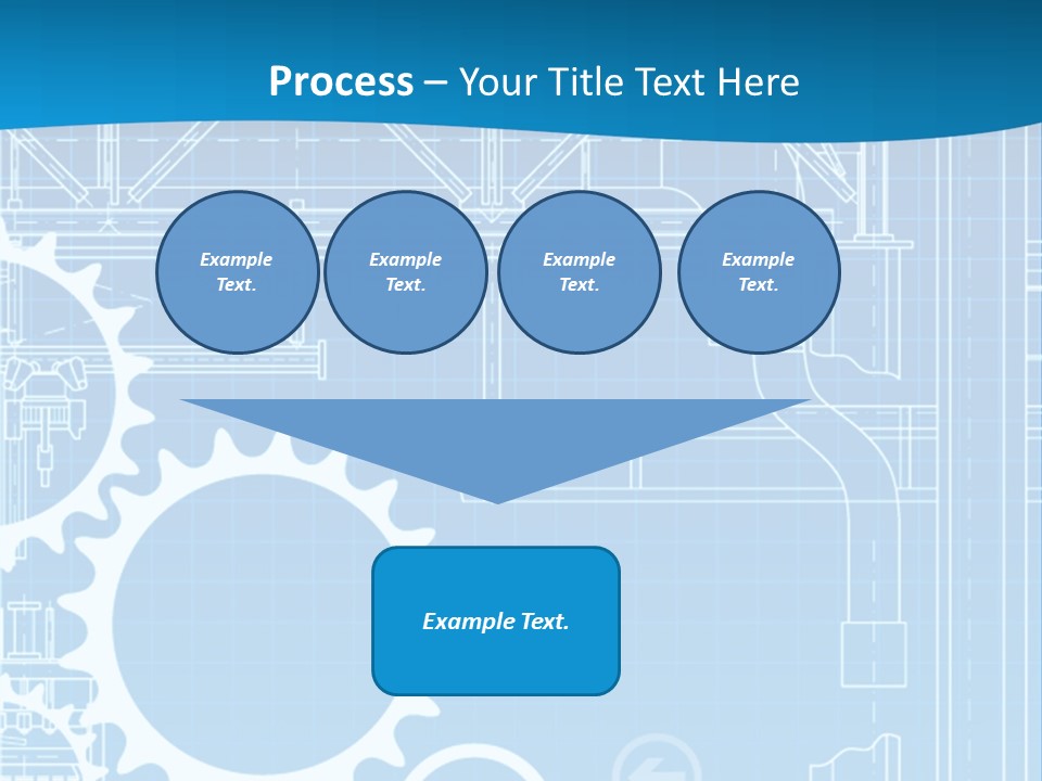 Line Automation Pattern PowerPoint Template