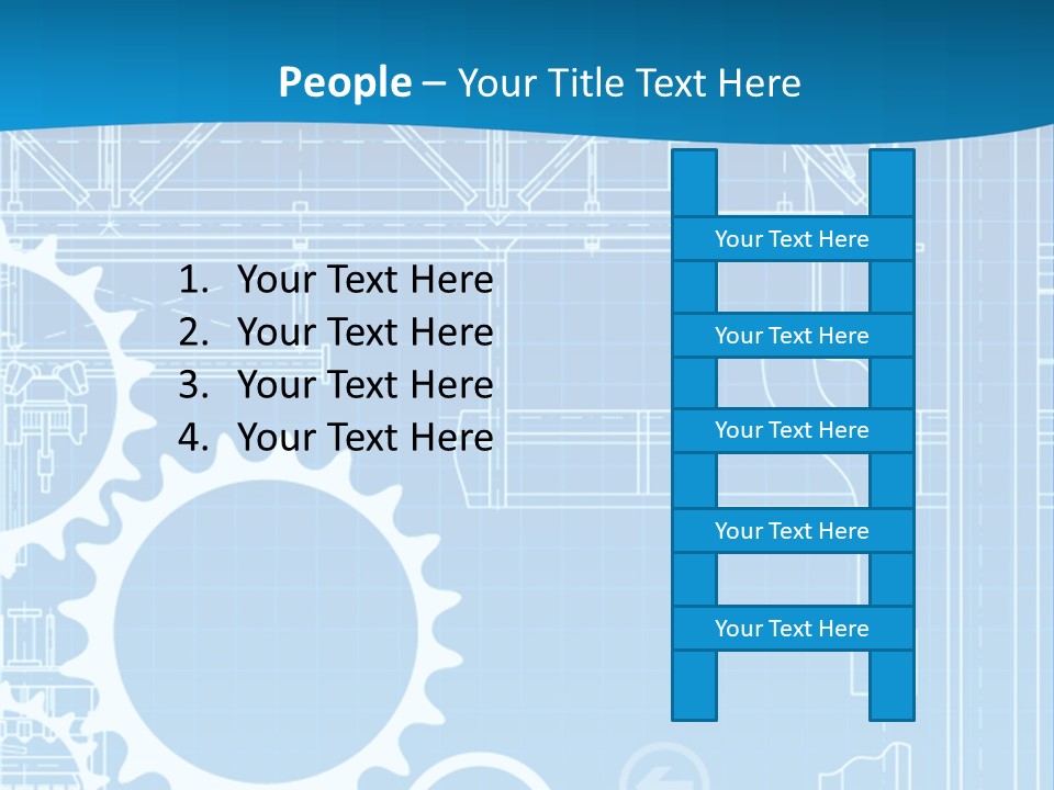 Line Automation Pattern PowerPoint Template