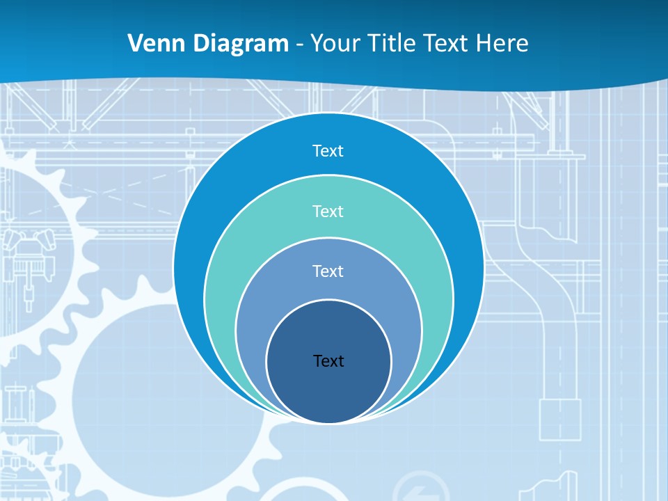 Line Automation Pattern PowerPoint Template