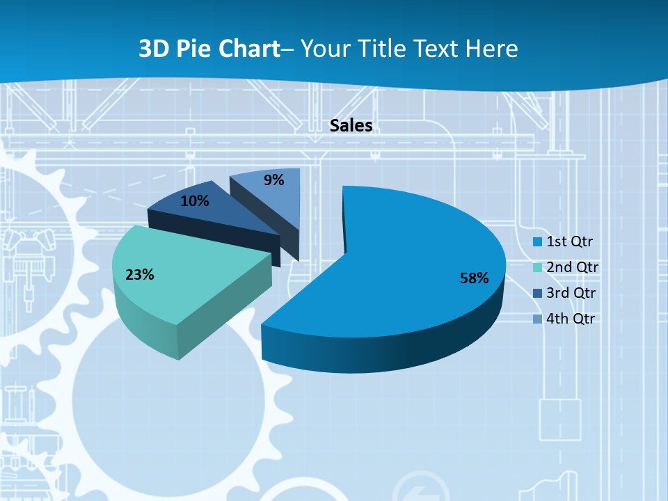 Line Automation Pattern PowerPoint Template