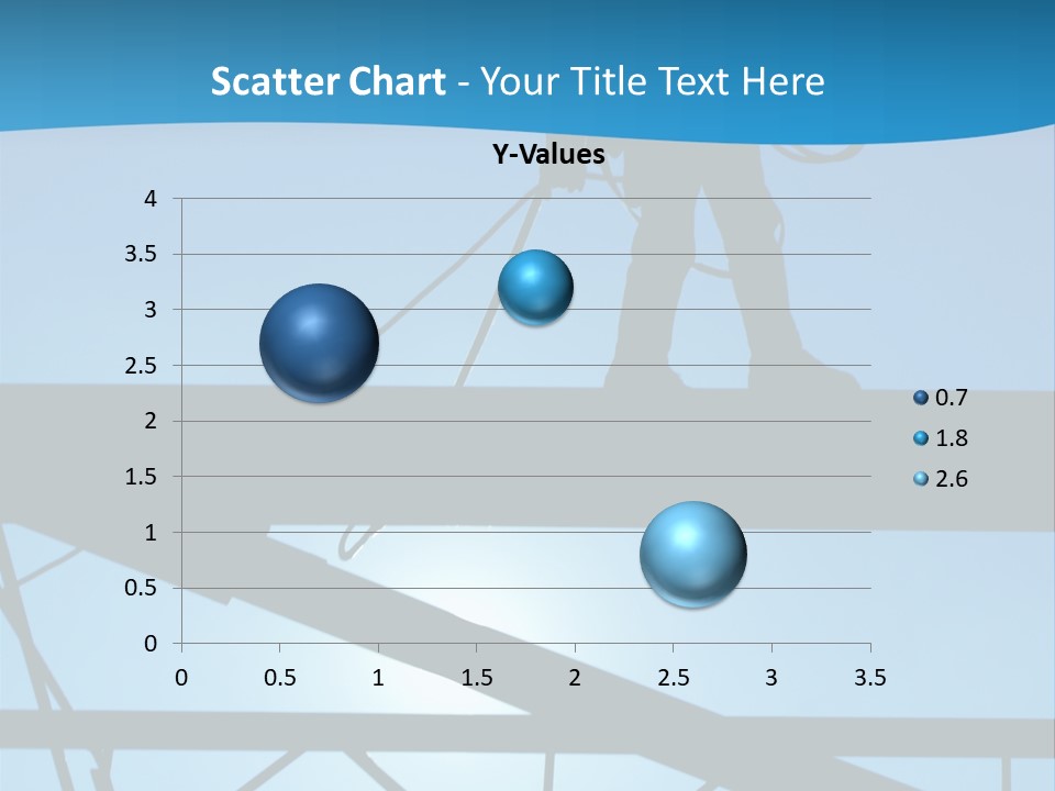 A Silhouette Of A Construction Worker On A Blue Background PowerPoint Template