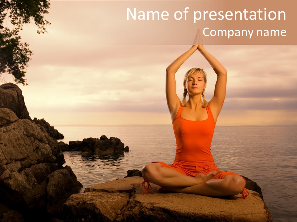 Body Wellness Beautiful PowerPoint Template