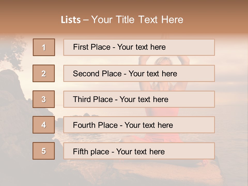 Body Wellness Beautiful PowerPoint Template