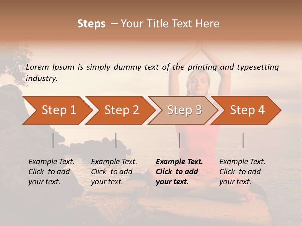 Body Wellness Beautiful PowerPoint Template