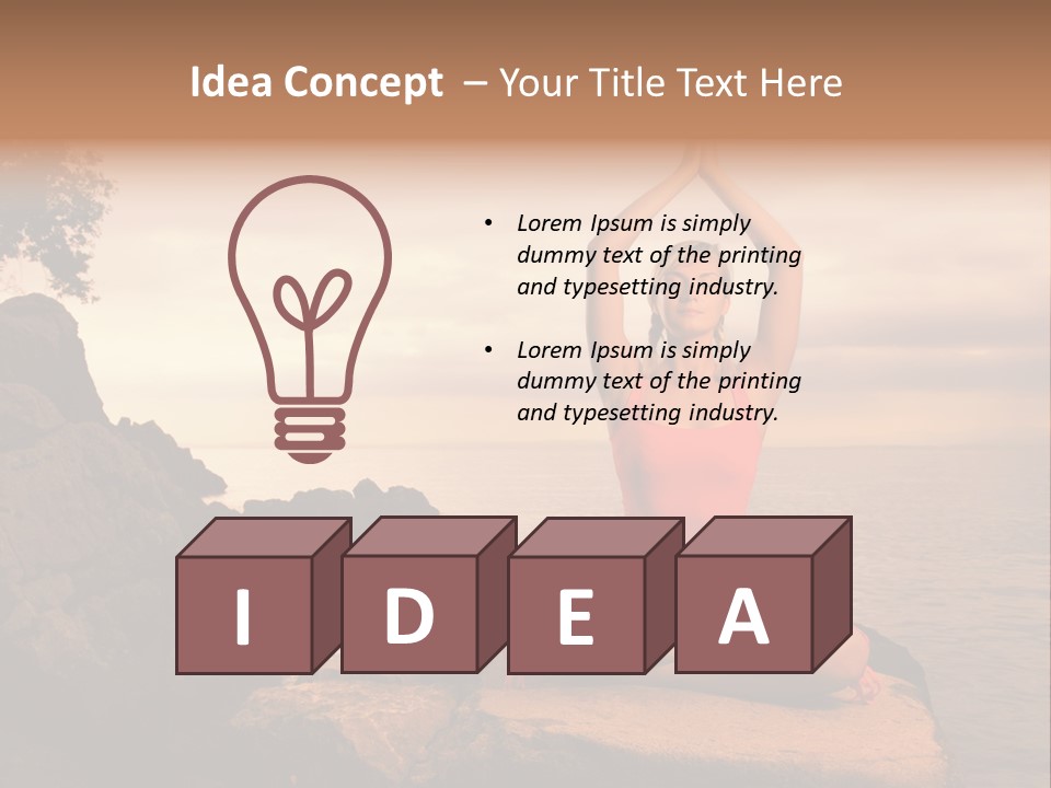 Body Wellness Beautiful PowerPoint Template