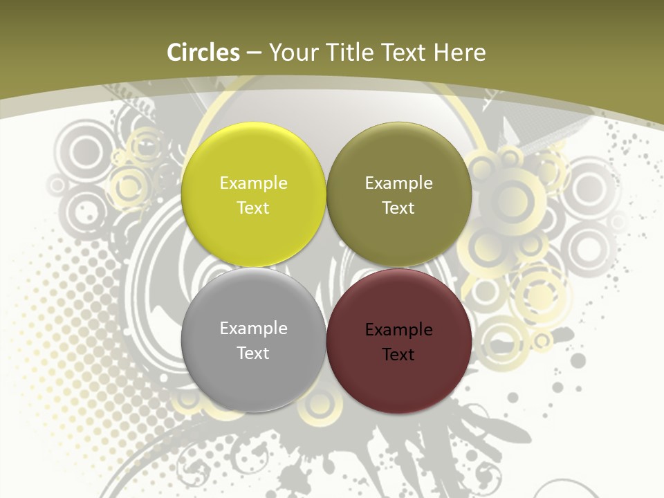 A Powerpoint Presentation With An Abstract Design PowerPoint Template