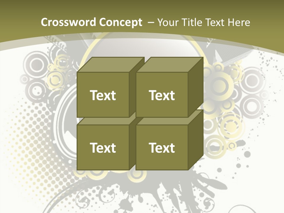 A Powerpoint Presentation With An Abstract Design PowerPoint Template
