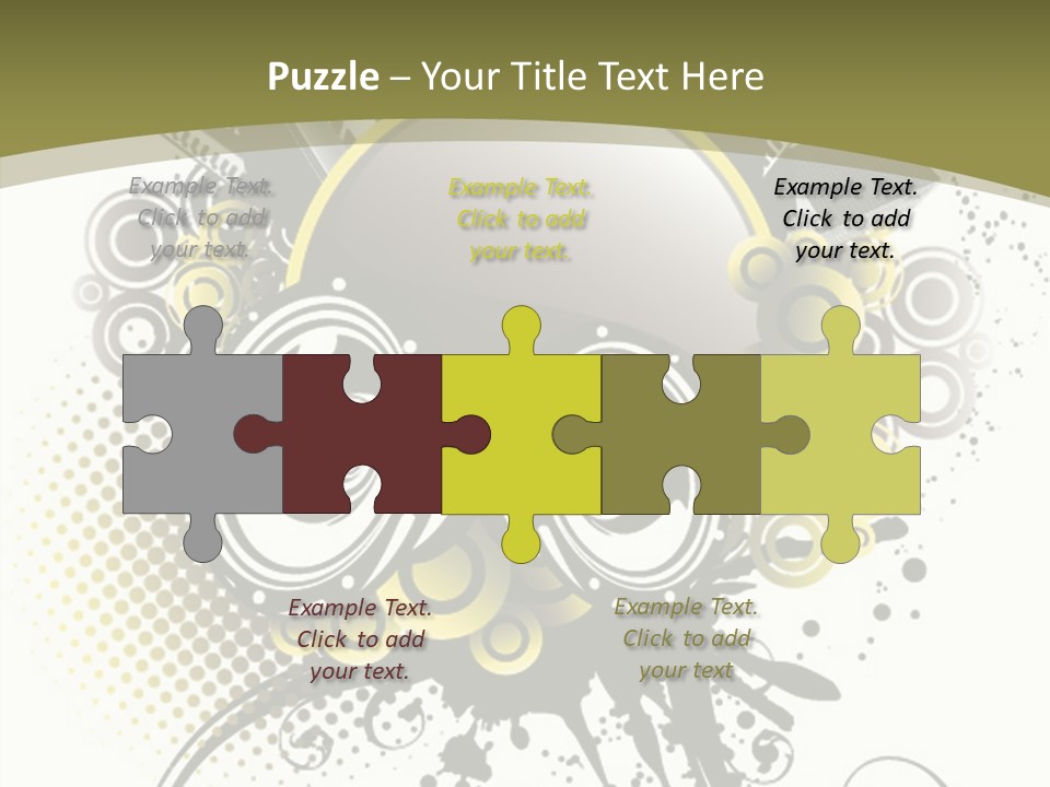 A Powerpoint Presentation With An Abstract Design PowerPoint Template