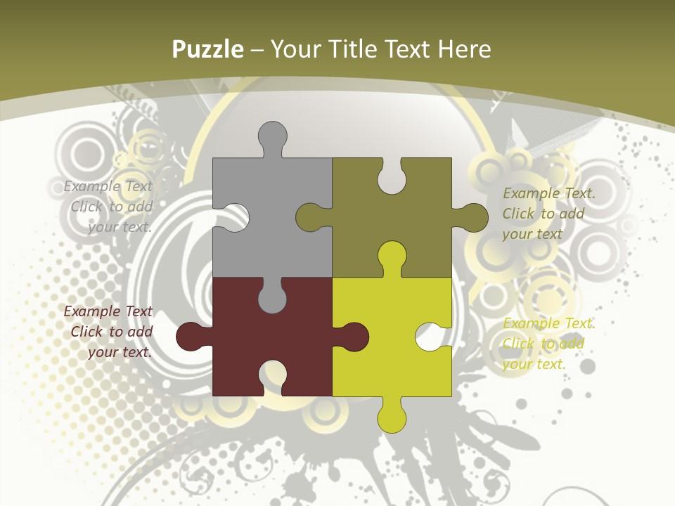 A Powerpoint Presentation With An Abstract Design PowerPoint Template