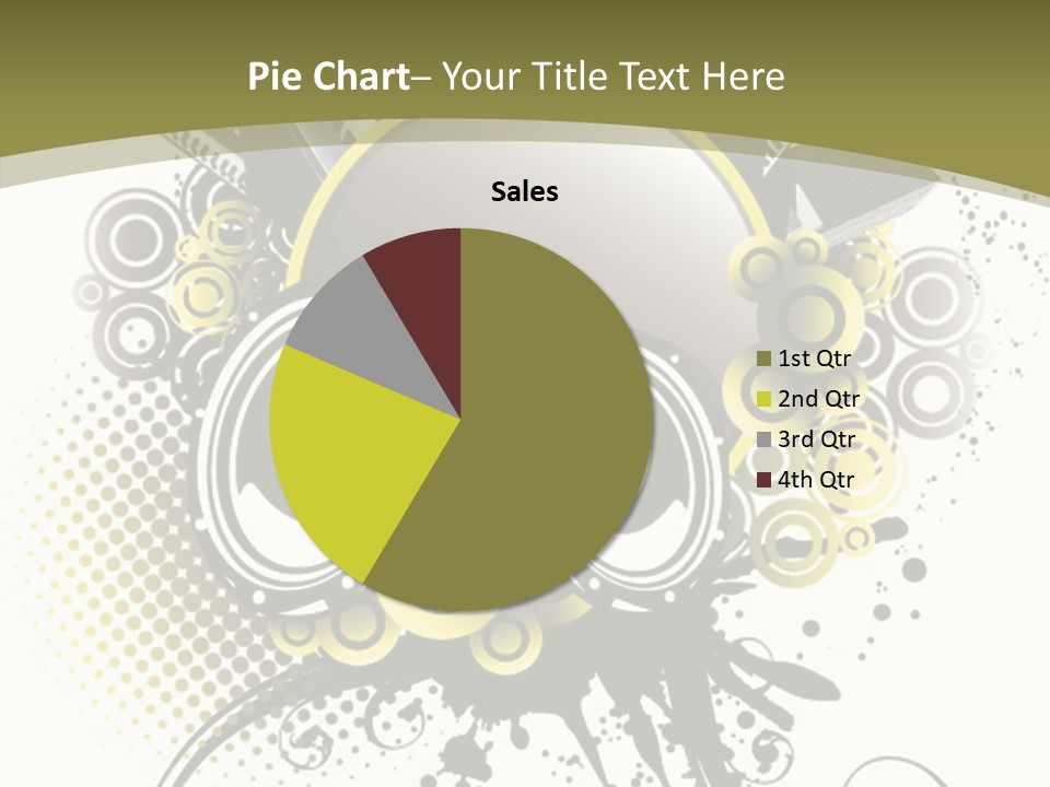 A Powerpoint Presentation With An Abstract Design PowerPoint Template